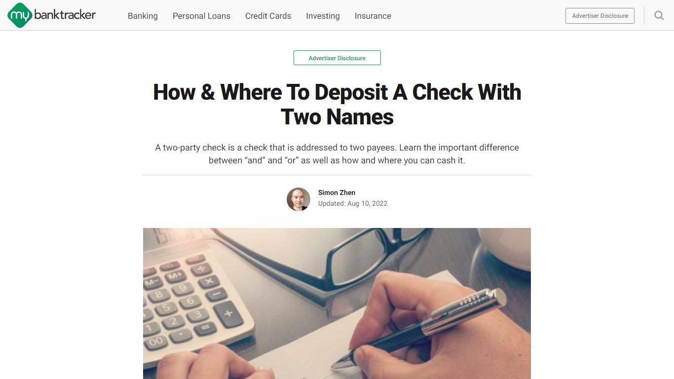 What Is A Two Party Check & Where Can You Cash It? - MyBankTracker